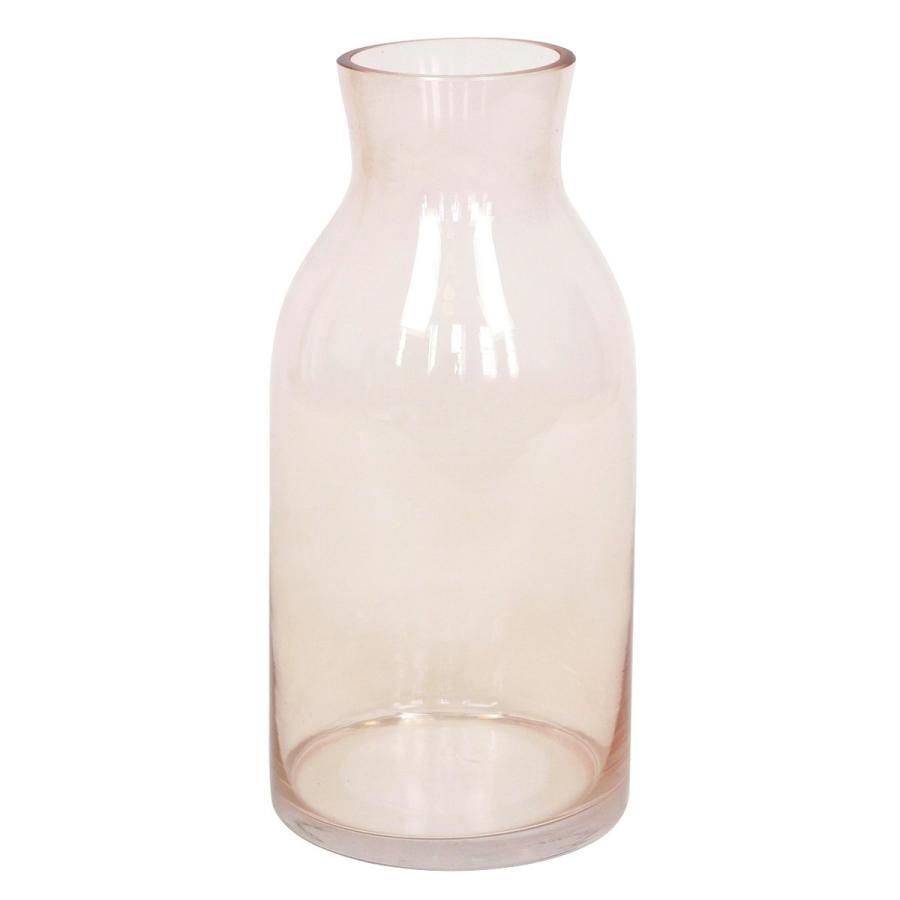 大特価 日限定07 ガラス花器 花瓶 花器 9215 ガラスボトルピンクｍ 村田屋産業 特価 花瓶 花器 Www We Job Com