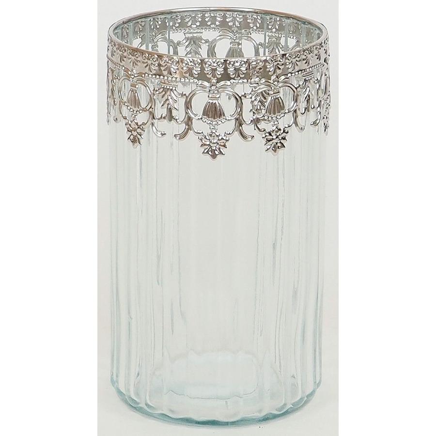 日限定07 村田屋産業 メタルレースガラスベースS 9361 キャンドル