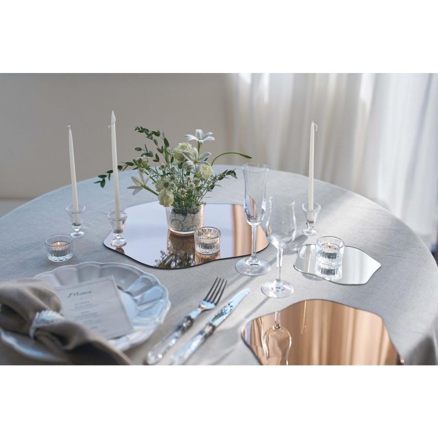 Paseo アクリルミラー シルバー MR-17L-SV 2個 花器 花瓶 ミラー、鏡