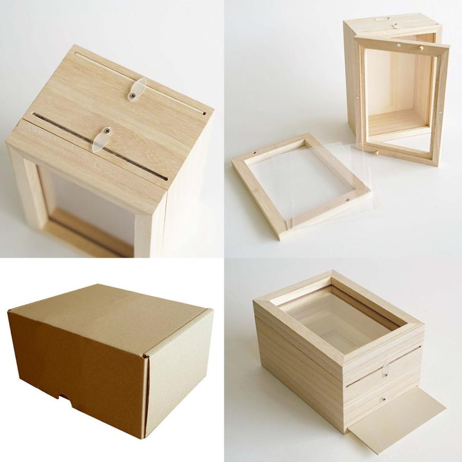 花瓶 (木箱付き) Paseo フレーム付き桐箱 LP-24 花器 花瓶 フォトフレーム 写真立て