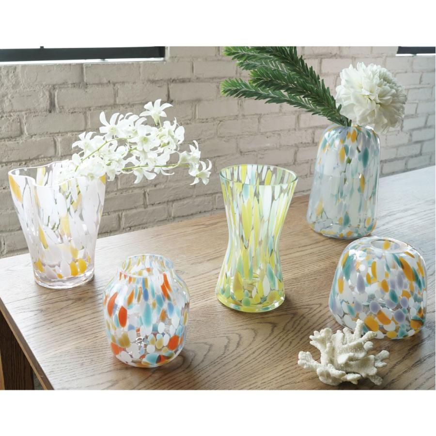 花器 ガラス 2個 ヘンリーディーン 花瓶 2個セット Henry Dean