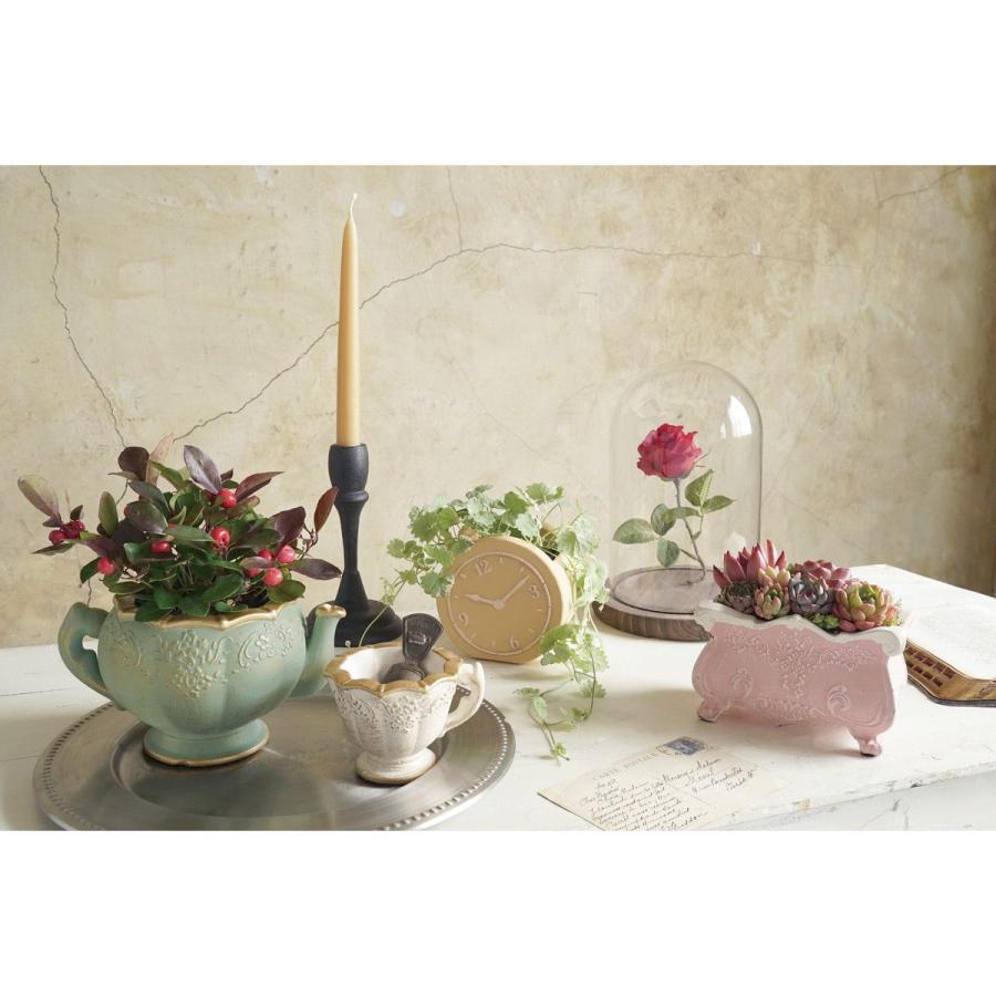 CARNAC ティーパーティポットS-BL ブルー CP2518BL 4個 植木鉢