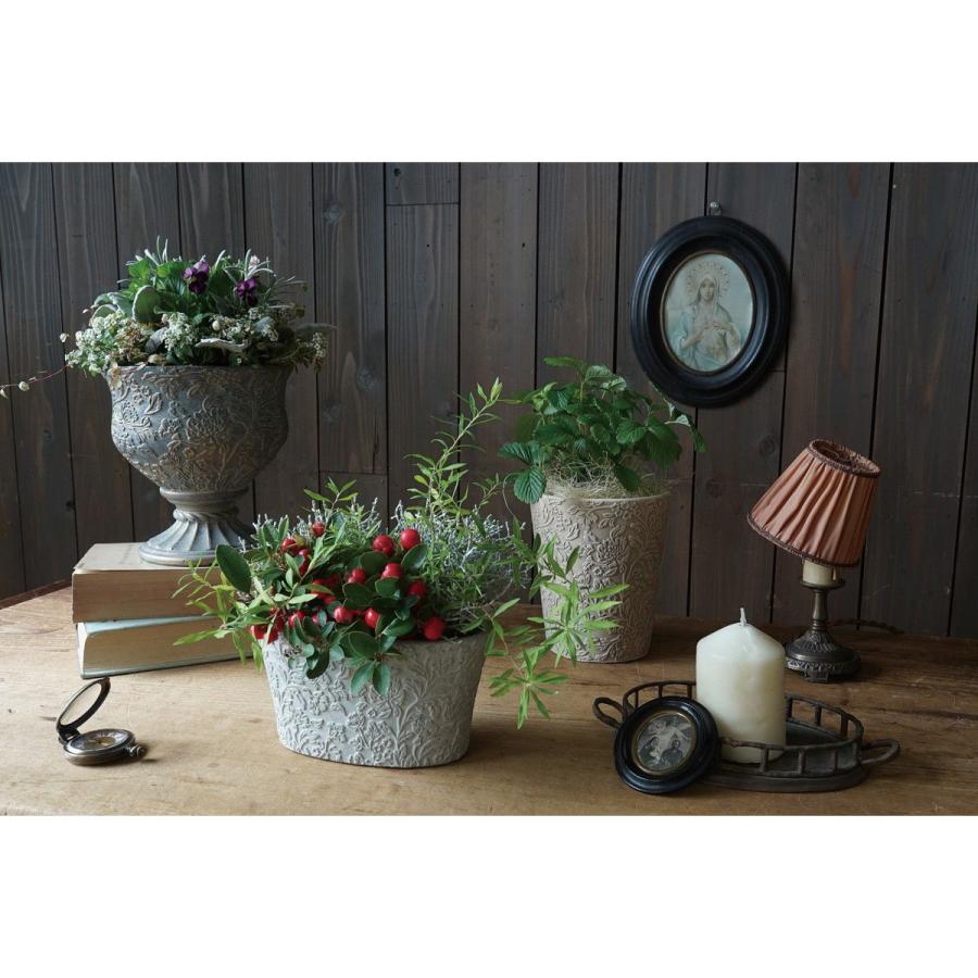 CARNAC ファビアンゴブレットL-GY グレー CQ2509GY 植木鉢 おしゃれ