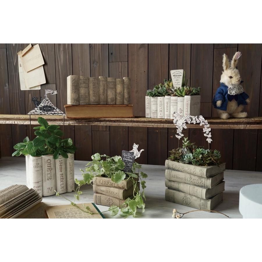 CARNAC ヴィンテージブックF-WH ホワイト GG2514WH 植木鉢 おしゃれ