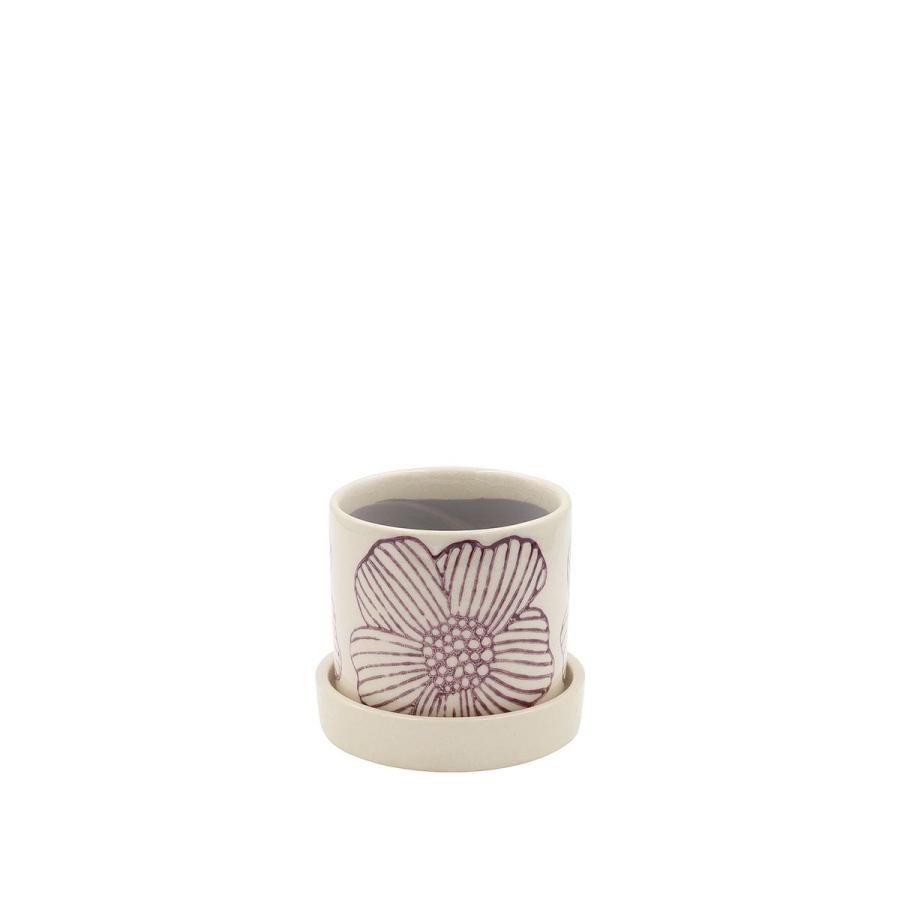 CARNAC ラーゴムポットE-S-PL パープル YS23 園芸用品 植木鉢 フラワー
