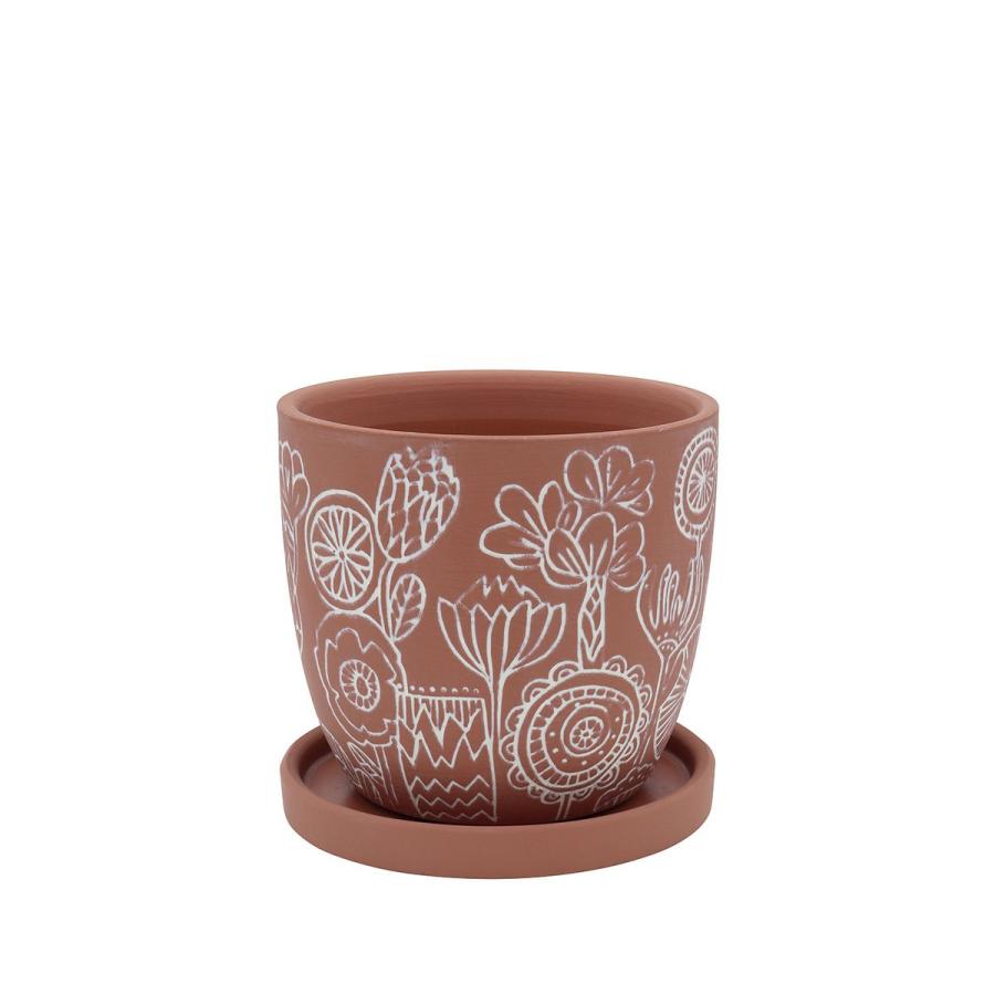 CARNAC ニューセラフルールA-L-OR オレンジ CP813LOR 園芸用品 植木鉢