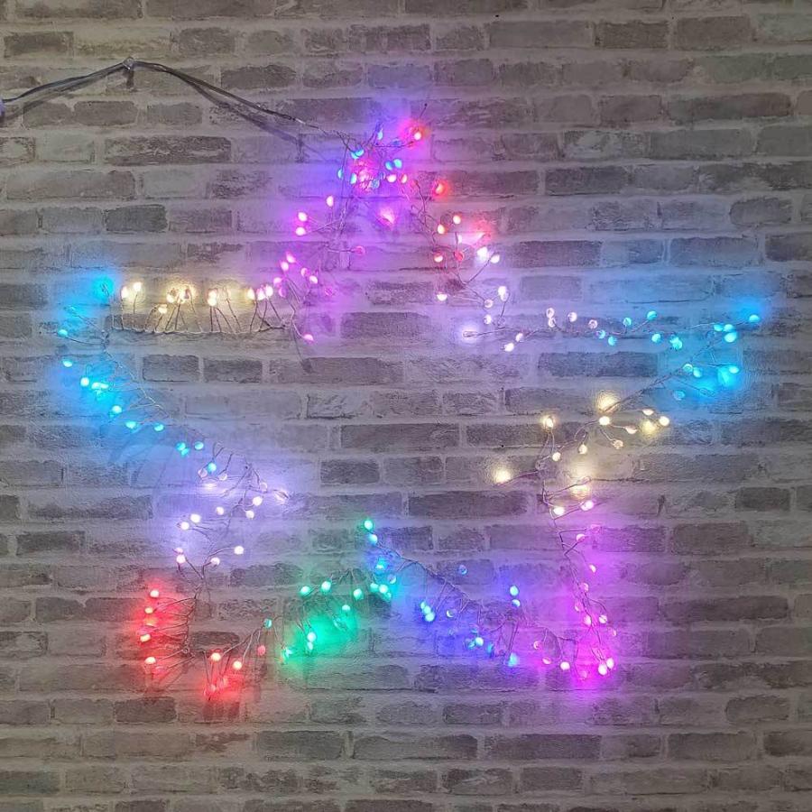 Benny’s ＬＥＤ200球マルチライト XGK-058MC 店内装飾 【スノーマンベア】 クリスマスディスプレイ イルミネーションライト