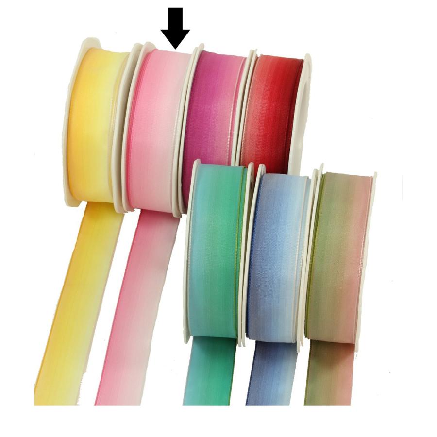 パレ グラデーションリボン 22mm 10m ピンク P 2180 30 デザインデザイン 116 はなどんやアソシエ 通販 Yahoo ショッピング