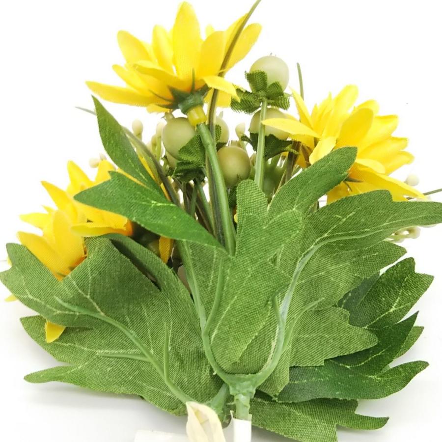 特価 造花 パレ ミニデイジーバンドル イエロー P 04 造花 花材 た行 デージー 116 はなどんやアソシエ 通販 Yahoo ショッピング