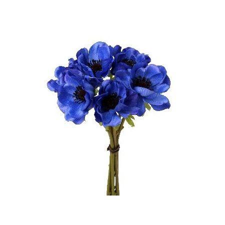 造花 パレ アネモネバンドル 6本 ブルー P 31 70 造花 花材 あ行 アネモネ 116 はなどんやアソシエ 通販 Yahoo ショッピング