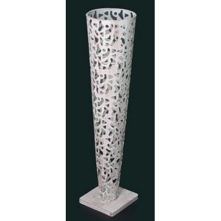 LEAD STYLE 柄抜アイアンスタンド 丸型72 ホワイト LAF-R72WH フラワー