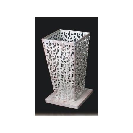 LEAD STYLE 柄抜アイアンスタンド 角形45 ホワイト LAF-045WH フラワー