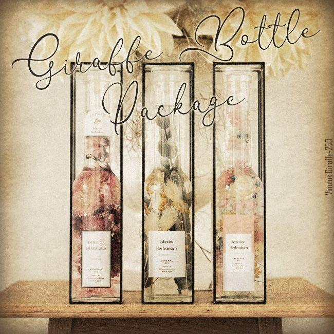 日限定08 浮游花 クリアケース ハーバリウム瓶ヴィノロック式