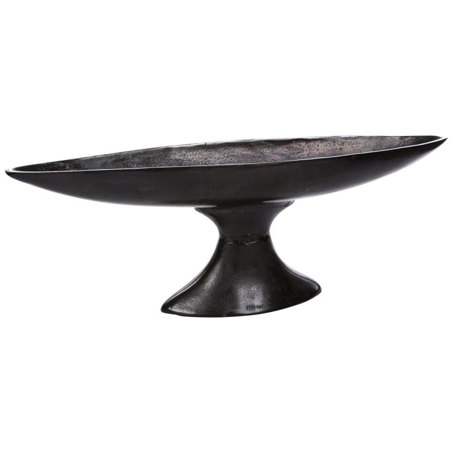 日限定07 PTMD Ａｌｕ ｂｌａｃｋ ｂｏｗｌ 659851 ブラック 花器 花瓶 ブリキ アイアン アルミ花器