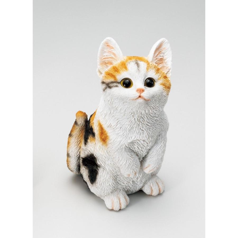 エイチツーオー 子猫置物ラブリー HT7231 3個 園芸用品