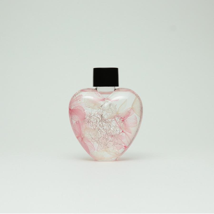 ハーバリウムボトルPET素材 ハート型 60ml ハーバリウム 瓶 ボトル