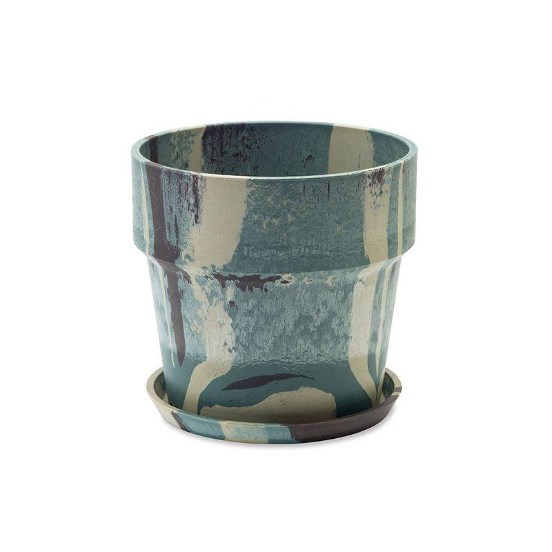 日限定07 POSH LIVING アーバンプランツポット グリーンカモ 81083