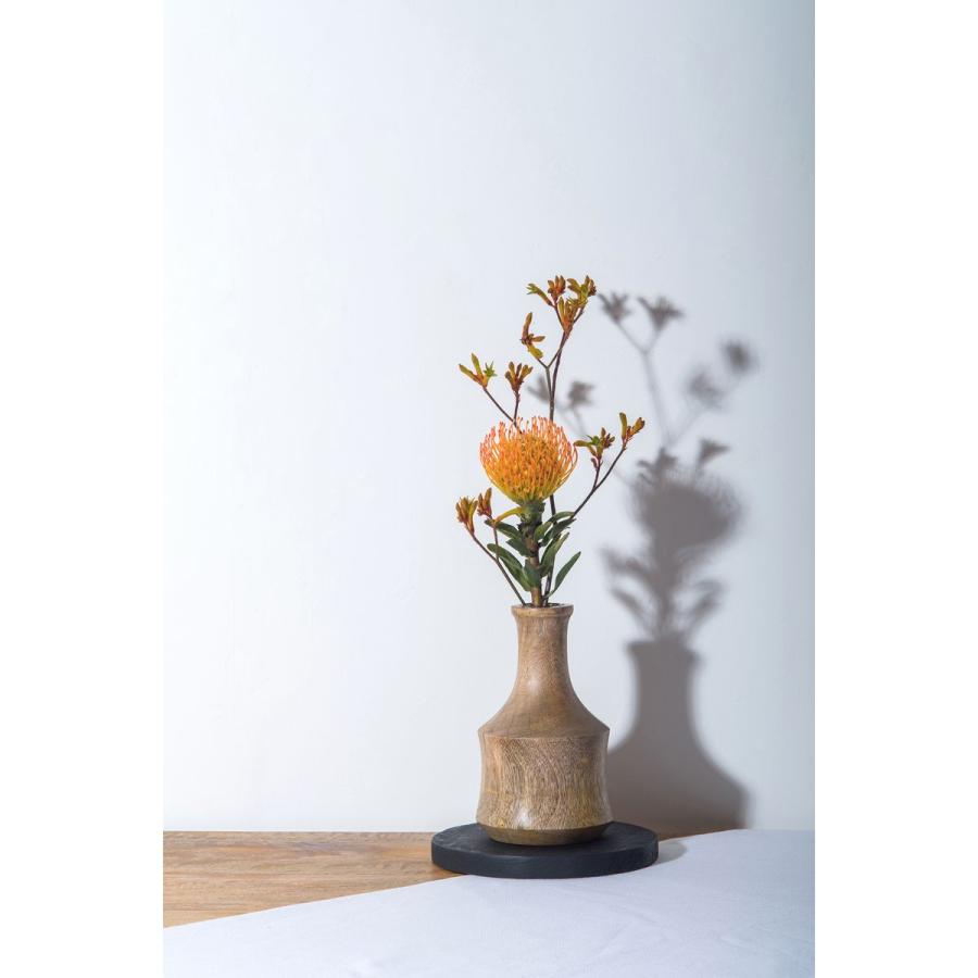 日限定07 POSH LIVING フラワーポット 41386 花器 花瓶 木製花器 : は