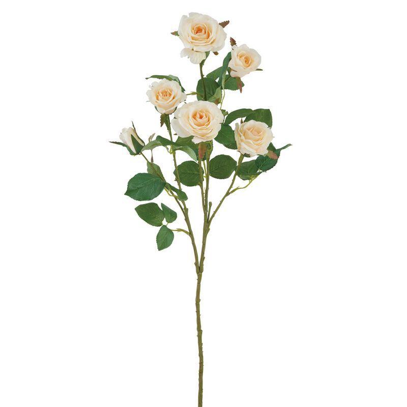 造花 ビバ工芸 ＶＡ−2507 エリーナローズスプレー LT 超安い品質 花材 は行 VA-2507LT 割引も実施中 YE バラ