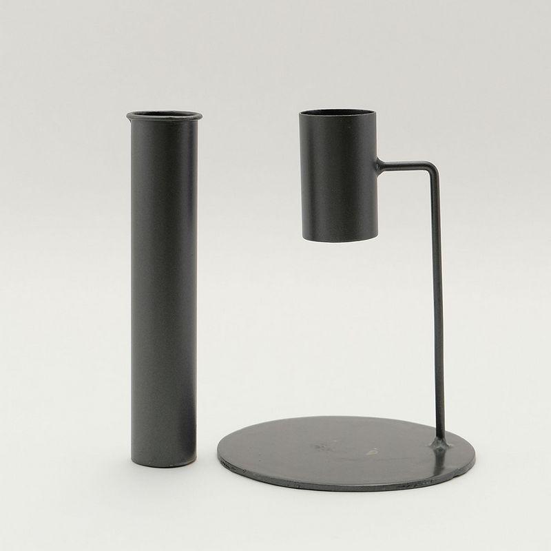 日限定21 志成販売 大きな枝ものを活けて飾れるアイアンスタンド S