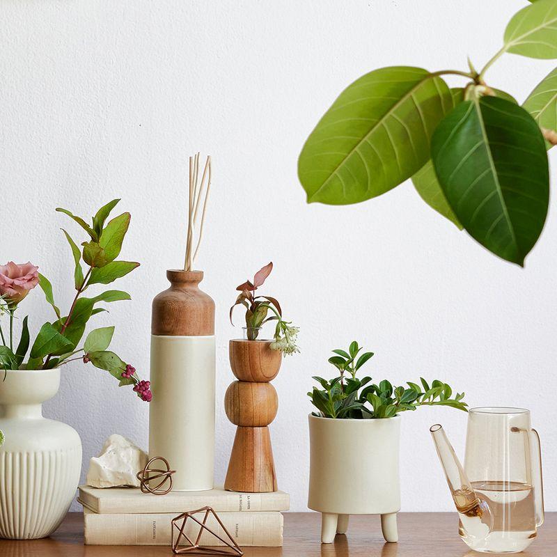 鉢カバー 日限定21 志成販売 磁器製プラントカバー L 108134IV 鉢カバー