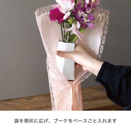 特価 HEADS レーススタンディングブーケラッピングM−1／アイボリー