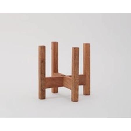 日限定08 FARM ウッドスタンド ミドル 角脚 15 77121 2ケ 園芸用品