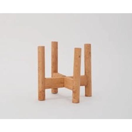 日限定08 FARM ウッドスタンド ミドル 丸脚 15 77132 2ケ 園芸用品
