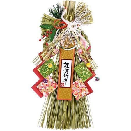 日限定07 ホワイエ 5503鶴輝飾り 5503ツル しめ縄 正月飾り しめ縄