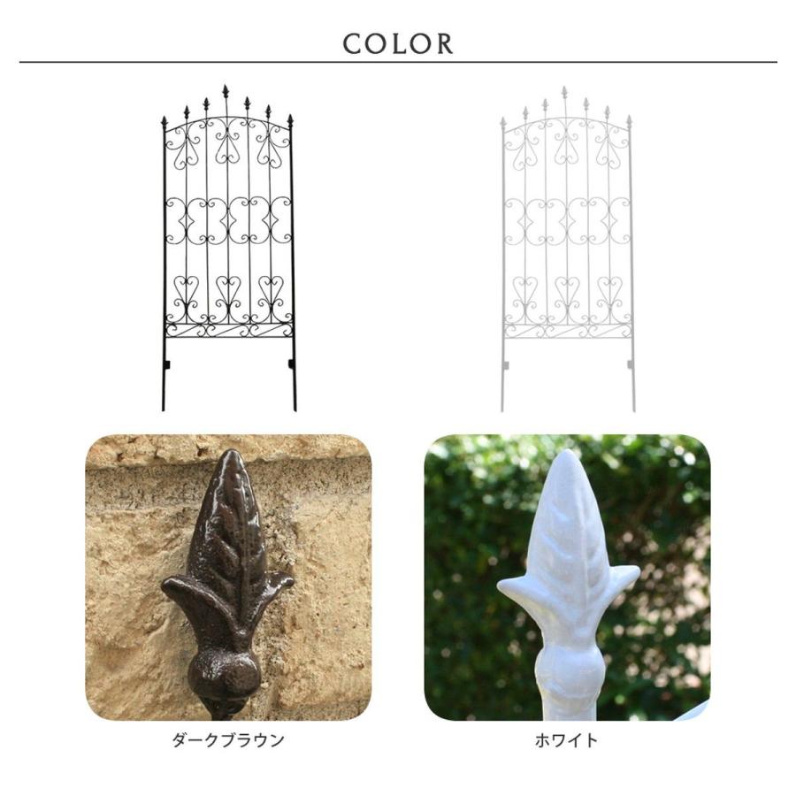 直送 定住地表現スタイル アイアンローズフェンス150「2枚組」 白いこと IFROSE-150-2P-WHT 園芸装具 ガーデンファニチャー 調度品 ラティス 駒寄せ