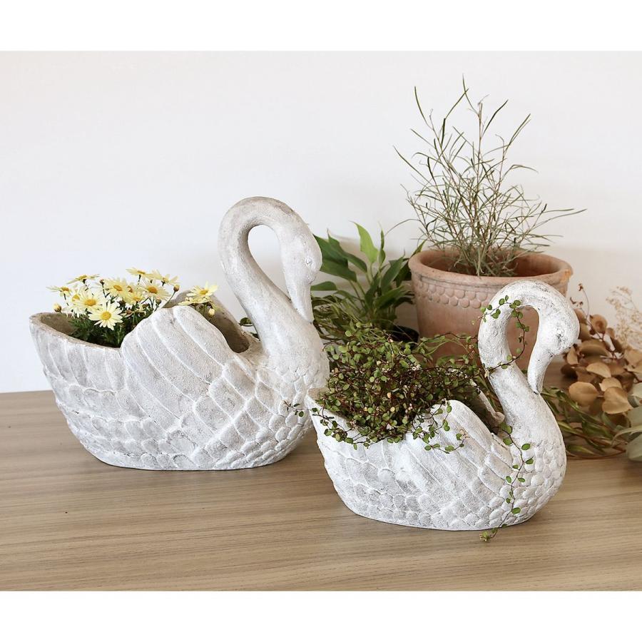 日限定07 SOW スワンポット Mサイズ SWAN001M 園芸用品 植木鉢
