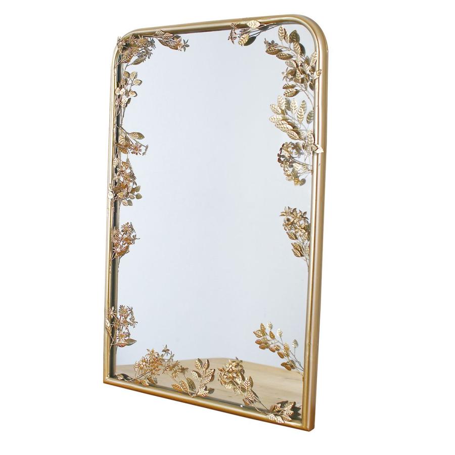 藤木伝四郎商店/伝統工芸品　インテリアミラー　姿見　未使用品 日限定07 SOW フローラルミラー DRDF2004 店内装飾 店舗インテリア