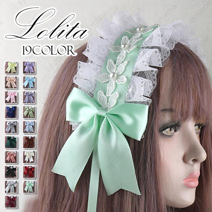 ヘアリボン　カチューシャ　ハンドメイド ヘア小物・雑貨＞イニシャル＆モチーフ刺繍が入れられるオリジナル