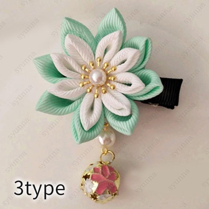 h78#ヘアクリップ 日本国内 当日発送 19type 和風 髪飾り 子供 つまみ