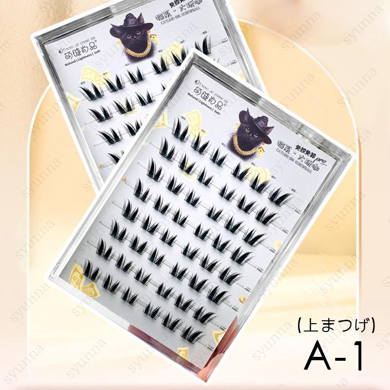 つけまつげ のり不要 ナチュラル (z173#) 当日発送 3type まつげ