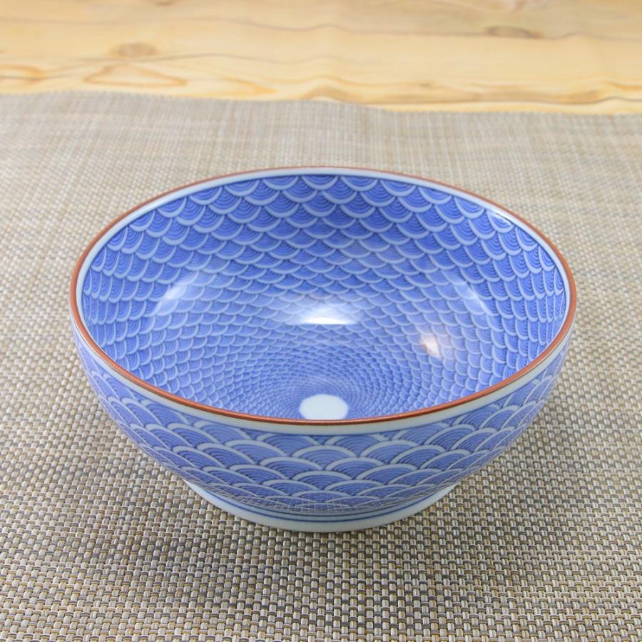 鉢 有田焼 波佐見焼 丸鉢 青海波文旨味平鉢 深型 取り皿 ボウル｜和