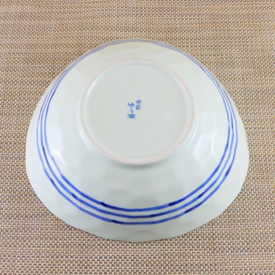鉢 有田焼 波佐見焼 変形鉢 和染ライン変形鉢（大） 大鉢