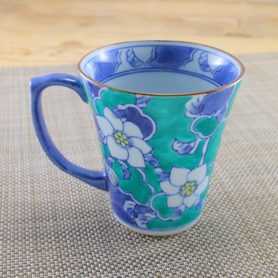 マグカップ 有田焼 伊万里焼 唐花マグ（緑） 色違いあり 花柄 鮮やか