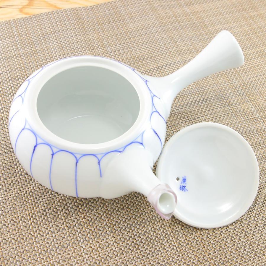 急須 有田焼 波佐見焼 菊割駒型急須 花柄 陶器網｜和食器 陶器 三階菱