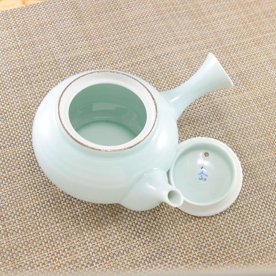 急須 有田焼 プラチナ牡丹平急須ツマミ菊割 陶器網 花柄｜和食器 陶器