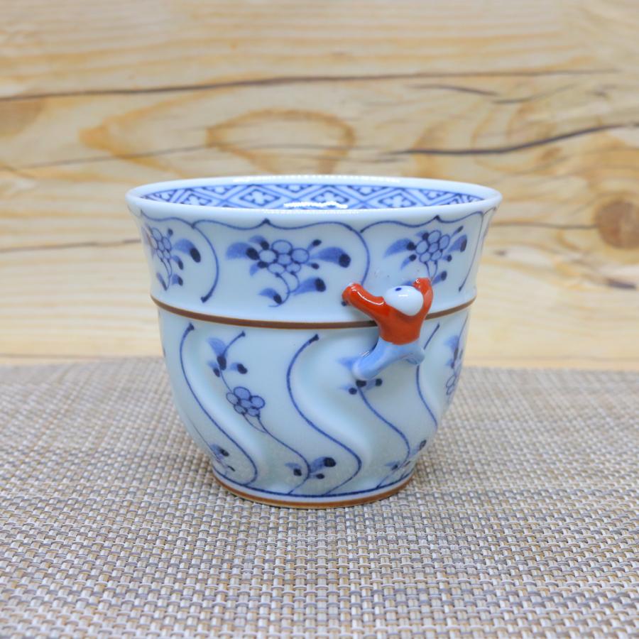 湯呑（湯飲み茶碗） 有田焼 波佐見焼 仙茶 割草花一閑人仙茶