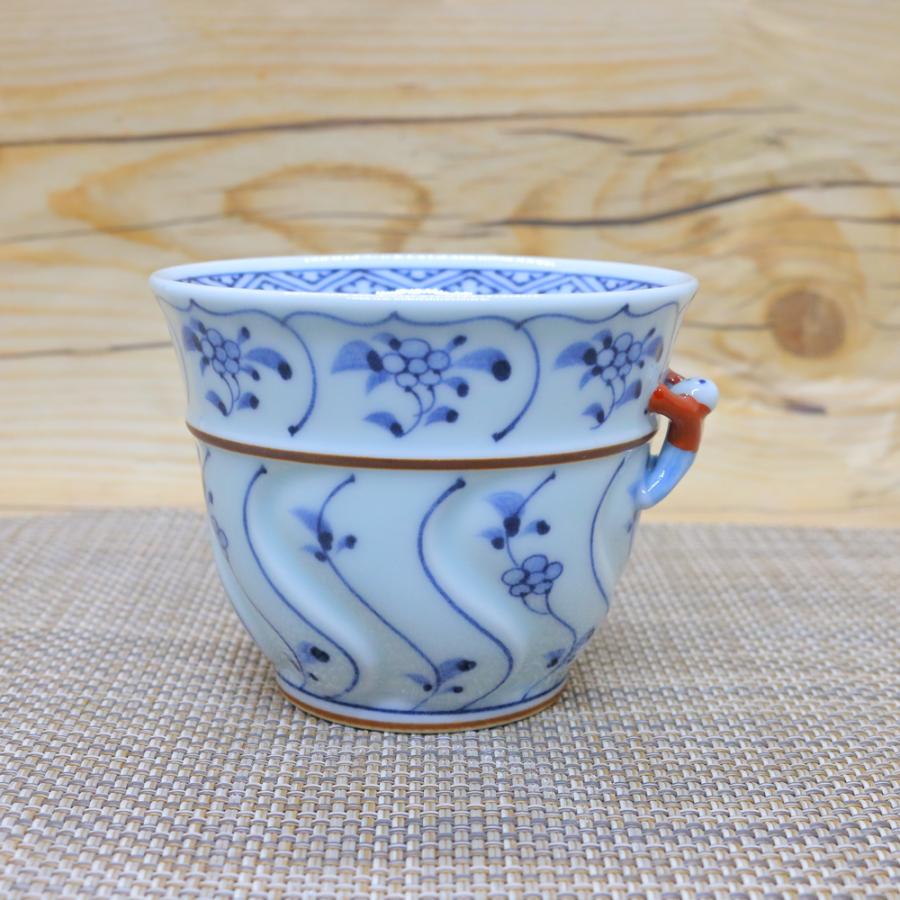 湯呑　湯呑み　湯飲　茶碗　染付　唐草　花唐草　伊万里　有田　蕎麦猪口　牡丹唐草文 湯呑 湯呑み 湯飲 茶碗 染付 唐草 花唐草 伊万里 有田 蕎麦猪口