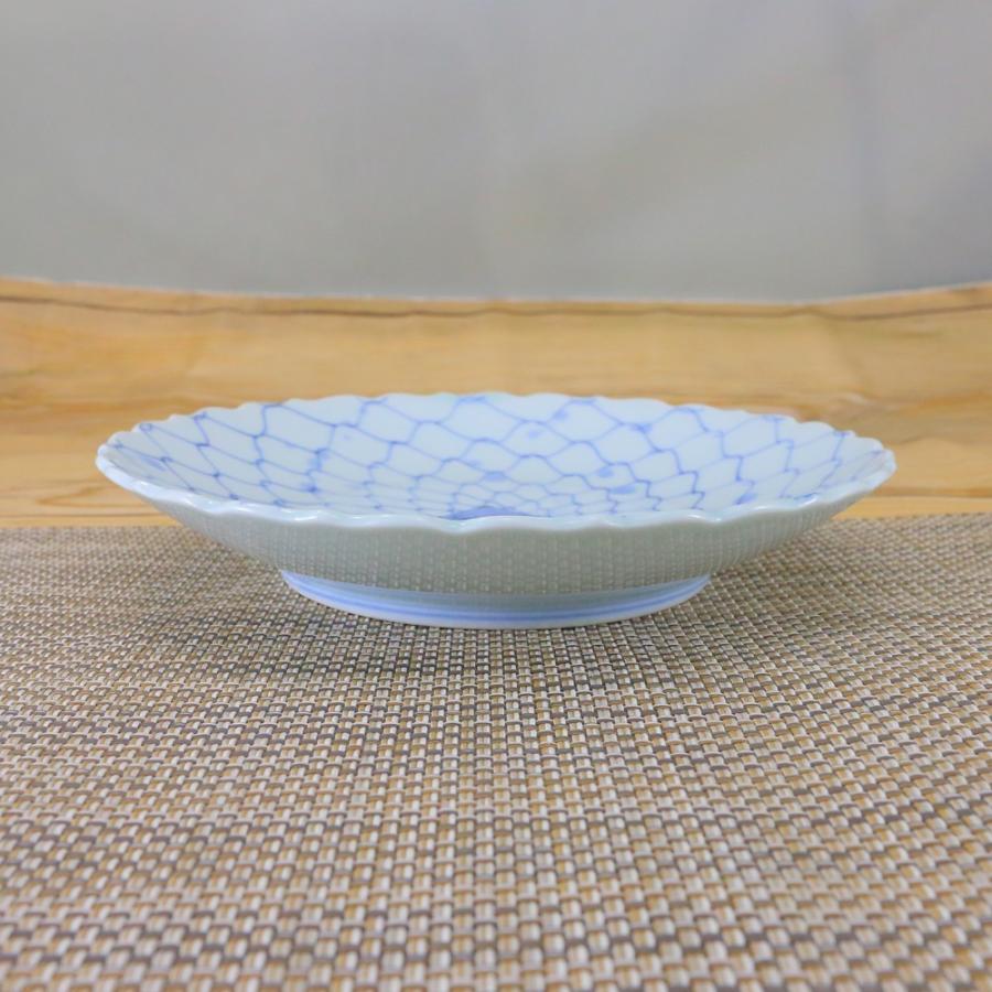 平皿 有田焼 波佐見焼 丸皿 網魚紋5寸皿 鯛 網絵 中皿 取皿｜和食器