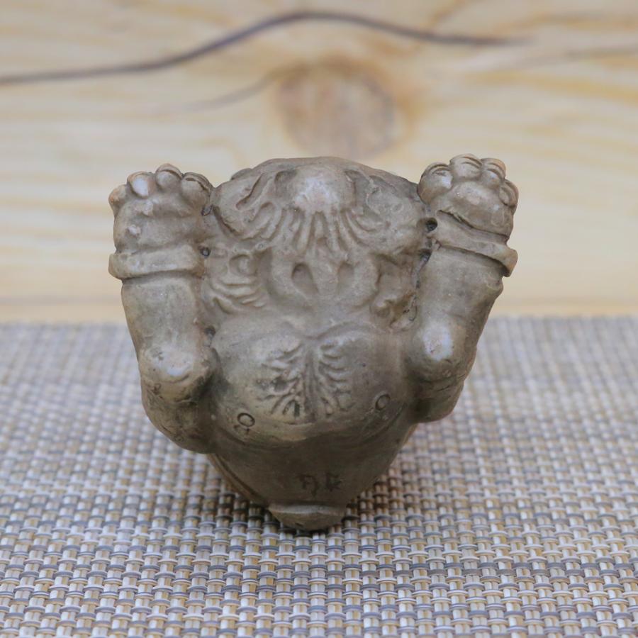 根付 有田焼 伊万里焼 道園窯(古賀純次作) 根付鬼(逆立ち 根付 有田焼 伊万里焼 道園窯(古賀純次作) 根付鬼(逆立ち