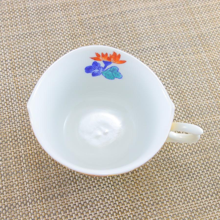 ティーカップ 有田焼 古伊万里 伝統工芸士 江口天童作 金彩菊絵