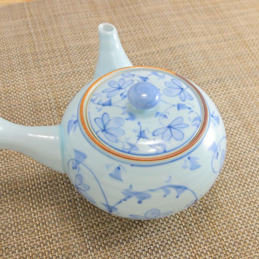 急須 有田焼 波佐見焼 染付ツル唐草中急須 陶器網 染付｜和食器 陶器