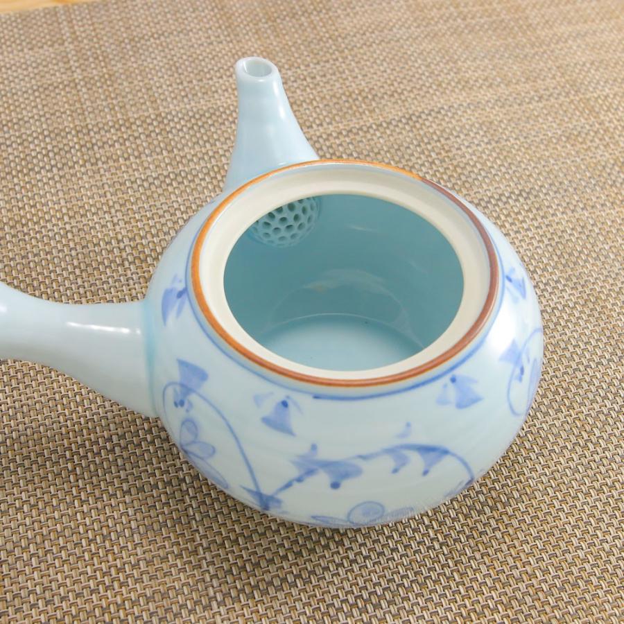 急須 有田焼 波佐見焼 染付ツル唐草中急須 陶器網 染付｜和食器 陶器