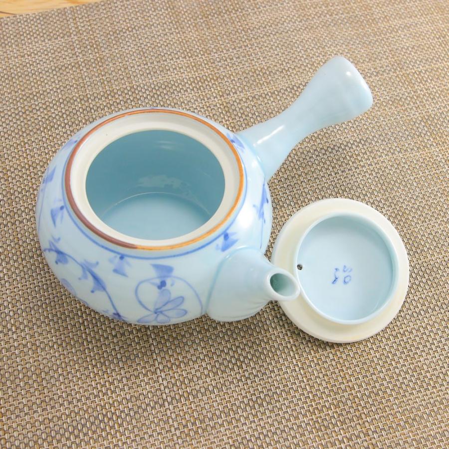 急須 有田焼 波佐見焼 染付ツル唐草中急須 陶器網 染付｜和食器 陶器