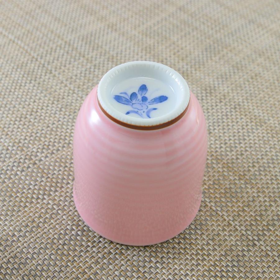 湯呑（湯飲み茶碗） 有田焼 波佐見焼 蘭の花湯呑（ピンク） 夫婦湯呑 花柄｜和食器 陶器 三階菱 : 有田焼通販 花笑み - 通販 ...