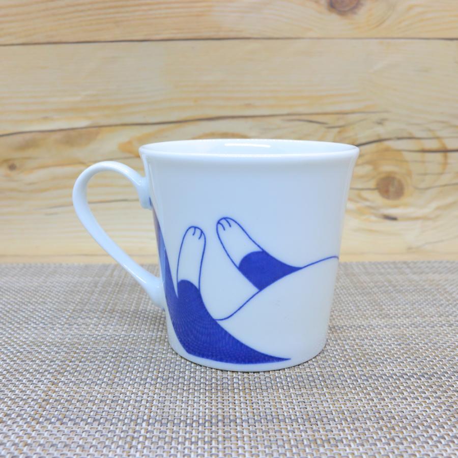 マグカップ 美濃焼 ねこちぐらマグ（ミケ/ハチワレ） 軽量 猫 ネコ柄